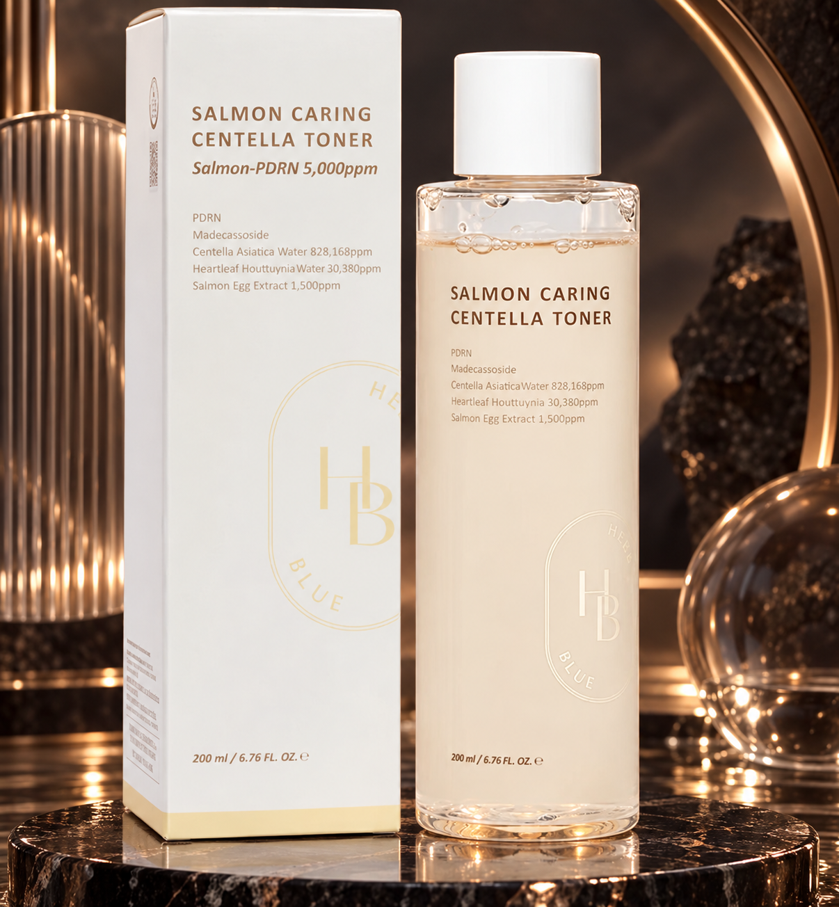 Heveblue - Salmon Caring Centella Toner 200ml